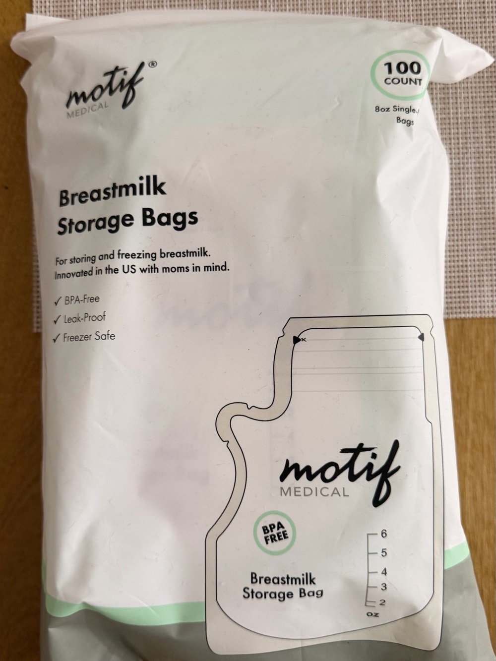 Motif Breastmilk Storage Bags